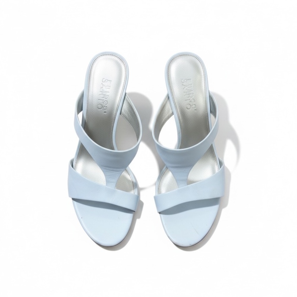 Franco Sarto Leather White Women's Heels